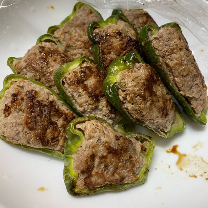 お弁当に最適!肉詰めピーマン